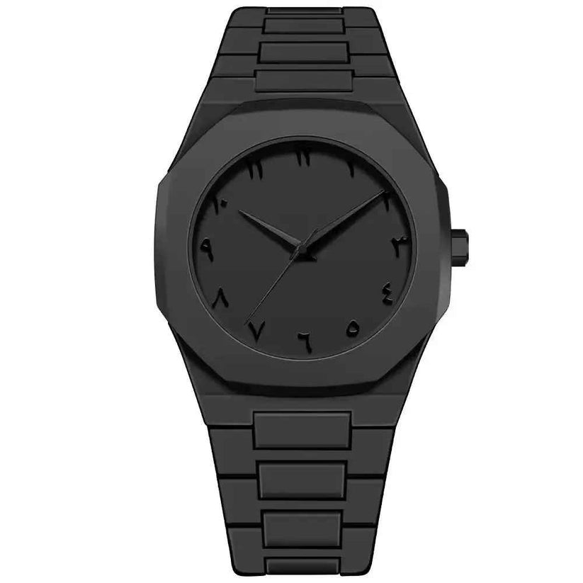 Arabic Black Male Quartz Watches