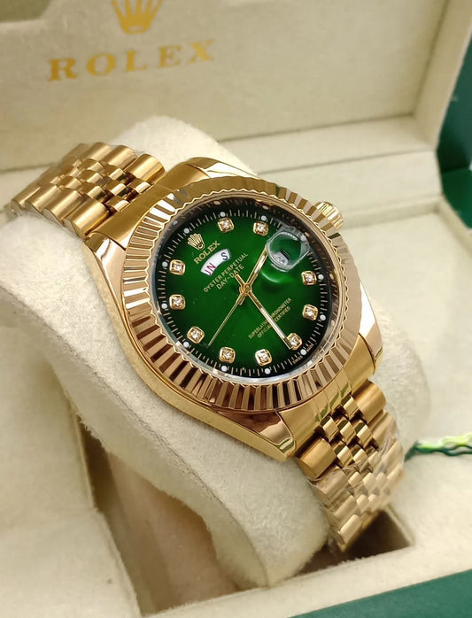 RLX - 2 Tone -Day & Date-Stainless Steel- N3